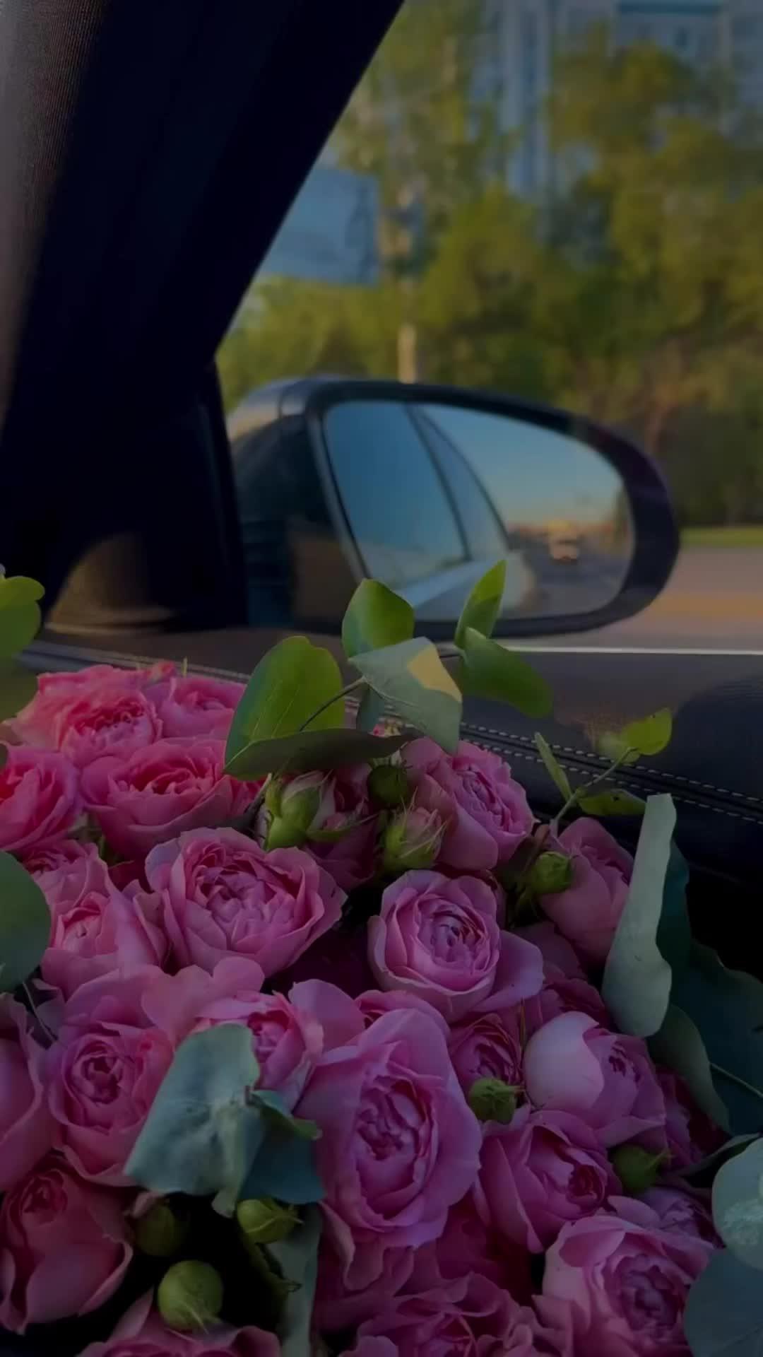 Professional floral arrangement in modern corporate setting